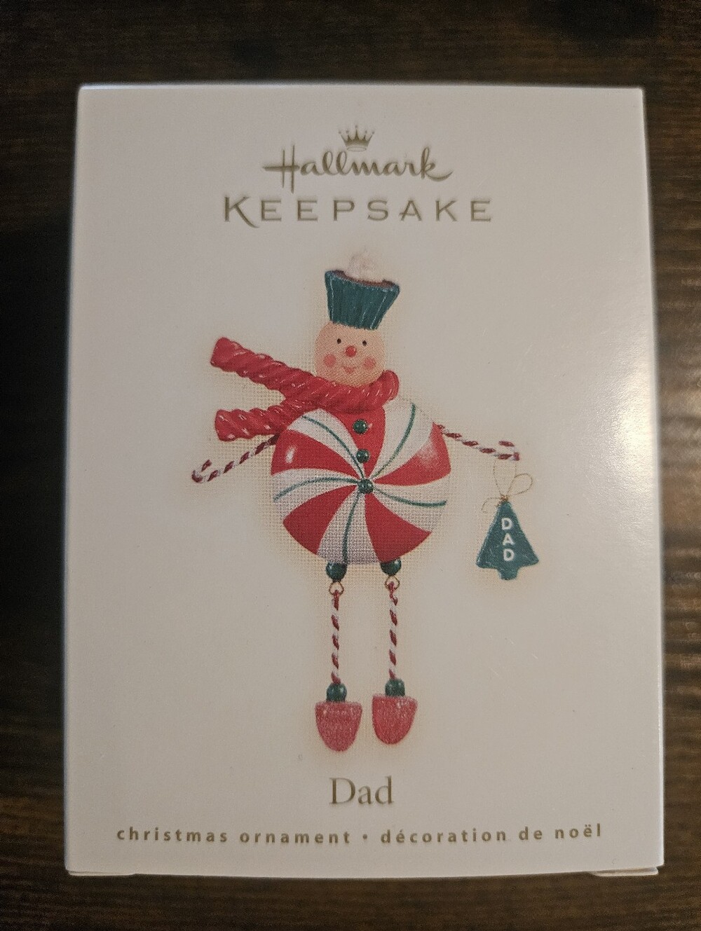 DAD Hallmark Holiday Keepsake Ornament 2008 NIB